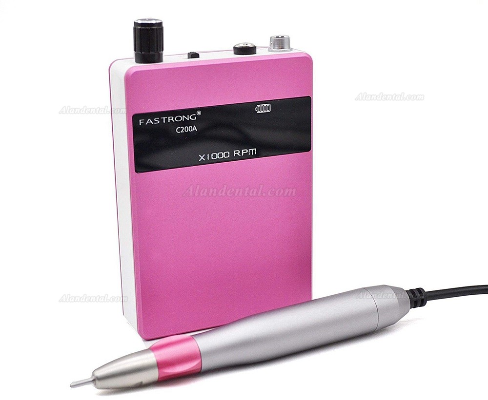 FASTRONG C200A Portable Dental Lab Brushless Micromotor Electric Polishing With Battery